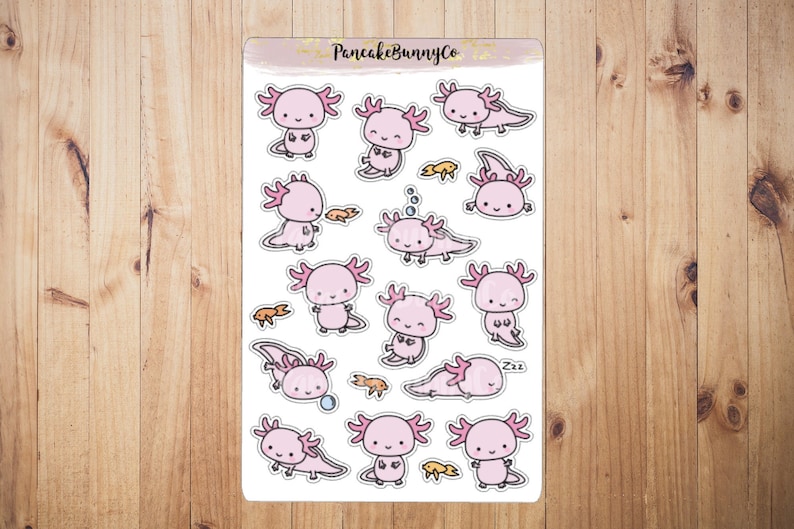 Axolotl stickers image 1