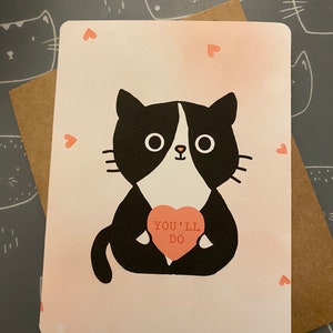 Carte Vous ferez un drôle de chat