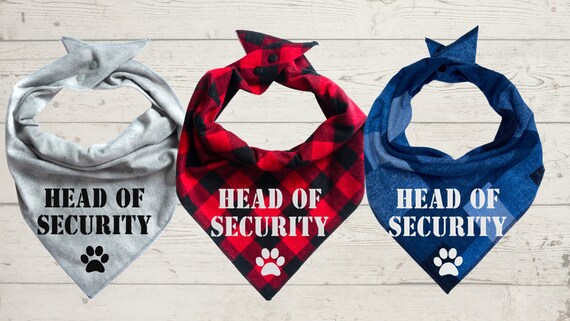 security dog bandana