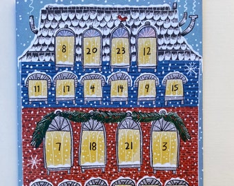 Advent Calendar Greeting Card