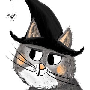 Cat Wizard Sticker