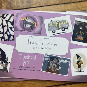 Spooky Halloween Postcards