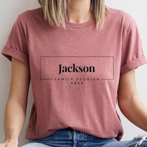 Family Reunion Shirt Custom Family Reunion T-Shirt for Family Event 2023 Reunion T Shirt Customized