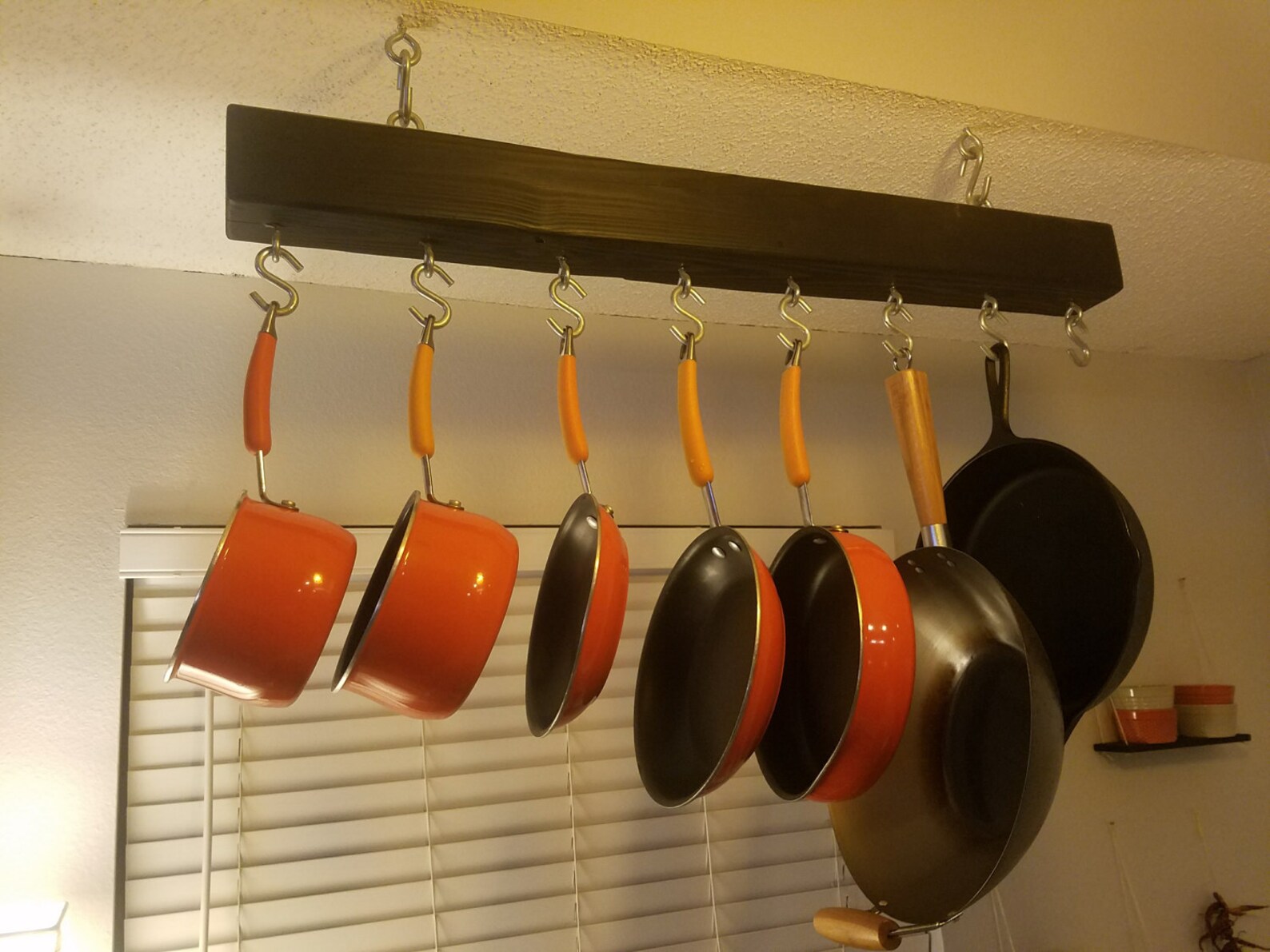Ceiling Mounted Pot & Pan Rack Etsy