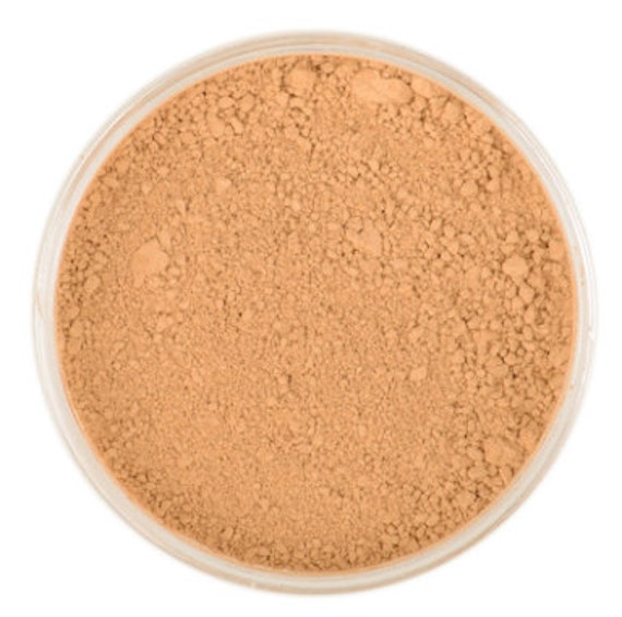 Natural Mineral Foundation - Etsy Minerals Powder 10g Cruelty-free Makeup, by Honeypie Loose Tan vegan, Sifter Warm Jar Shade