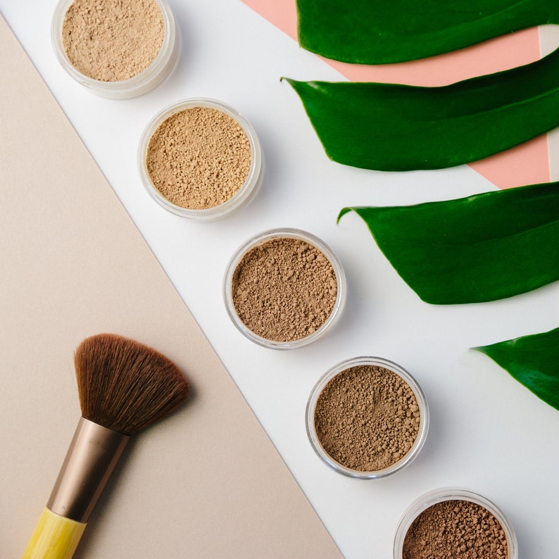 Natural Mineral Foundation Shade Warm Tan 10g Sifter Jar Etsy