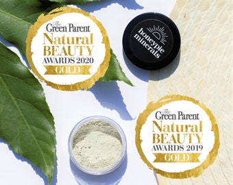 Natural Mineral Corrector - Green Concealer - 3g sifter jar - Vegan, Cruelty-Free Clean Beauty Makeup, Loose Powder for redness and rosacea