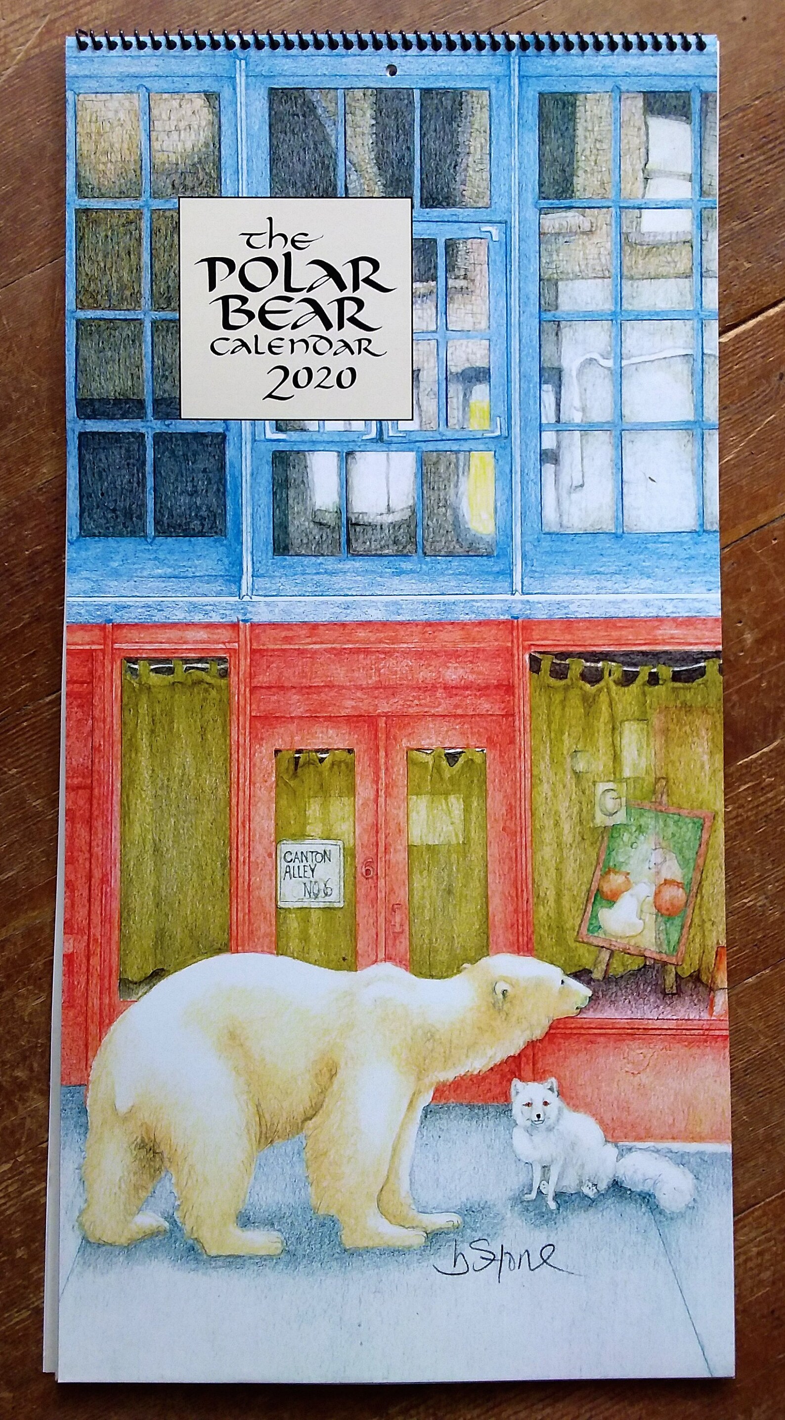 2020 Polar Bear Calendar W/shipping Etsy
