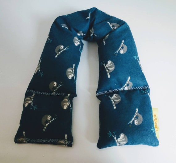 Sloth Relaxation Neck and Body Wrap, Heat or Freeze-Calming and soothing Lasting warmth up to an hour