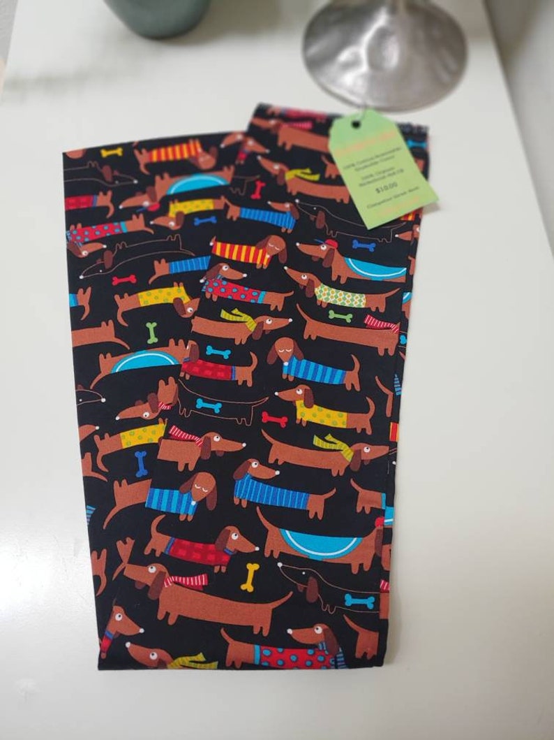 Weiner Dog Washable Neck Wrap Cover Etsy