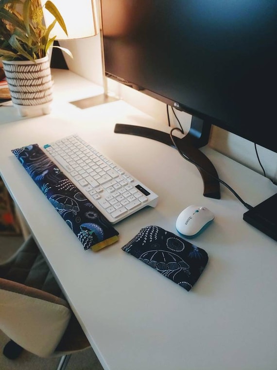 Under the Sea Comfy Keyboard and mouse computer wrist rest support- All Natural