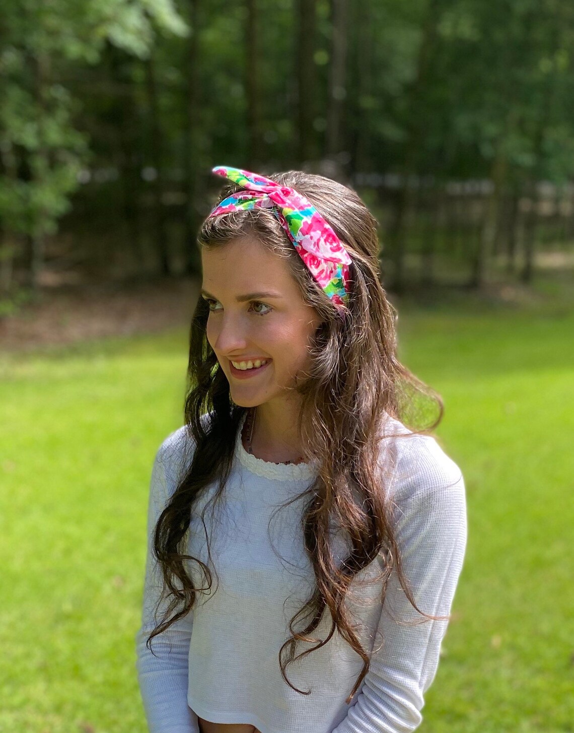 Sage Linen Wire Headband Wired Headband Womens Hair Etsy