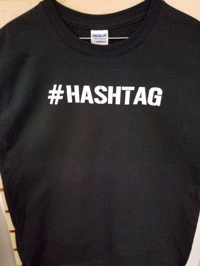 hashtag tee