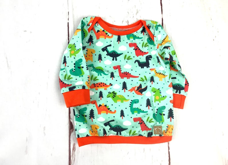 Baby shirt DINO long sleeve shirt sweater