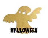 Little ghost HALLOWEEN wooden - paint or decorate