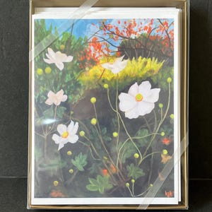 Note Cards - Anemone Flowers
