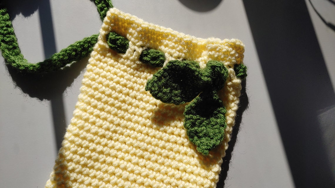 Crochet Lemon Bag PATTERN Switch Case Etsy