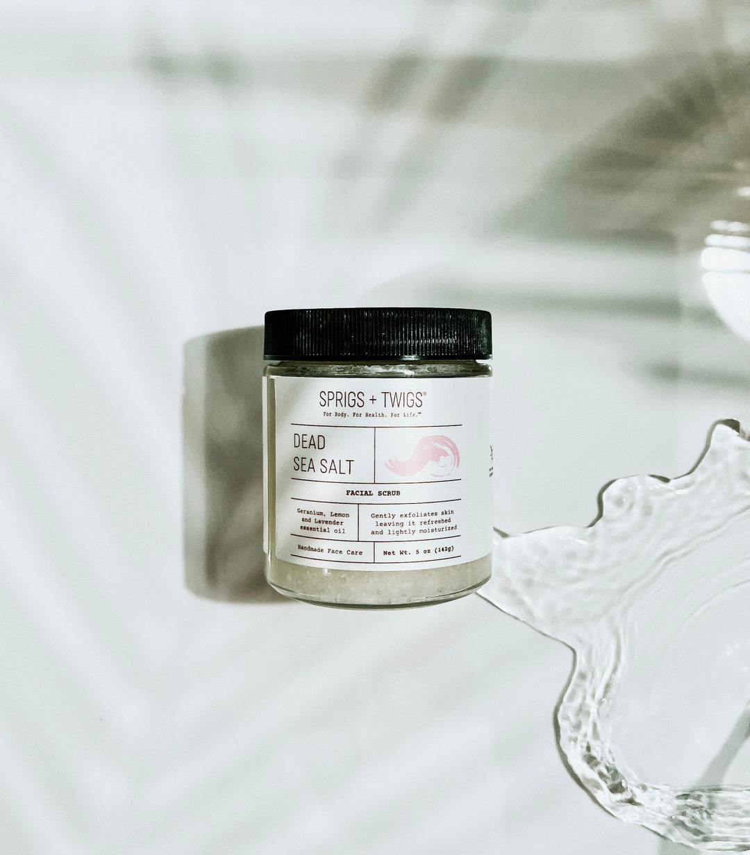 Dead Sea Salt Facial Scrub Exfoliating Face Scrub Salt Scrub Organic