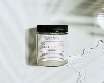 Dead Sea Salt | Facial Scrub | Exfoliating Face Scrub | Salt Scrub | Organic Face Scrub