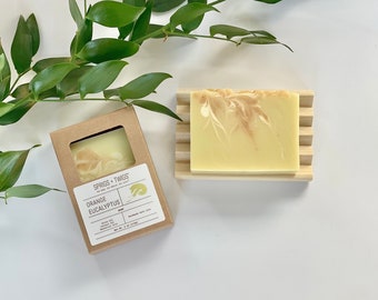 Orange Eucalyptus Soap | Handmade Soap | Organic Soap Bar