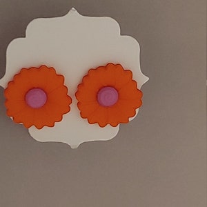 Multicolored Sunflower earrings