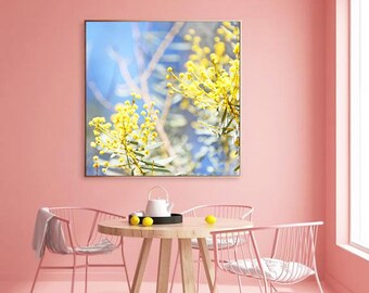 Ll, DIGITALE download, botanische print, Australiana botanische kunst, inheemse bloem, muurkunst, geel, bloemenprint, originele print, foto