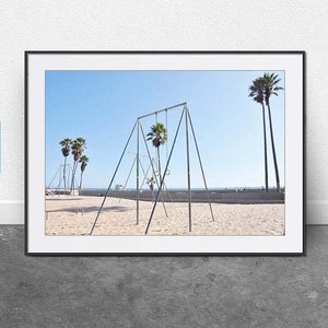 Venice Rings, DIGITAL Download, Beach Print, Summer Art, California Beach Print, Coastal Art Print, Printable Art, Wall Art, Home Decor, Art image 3
