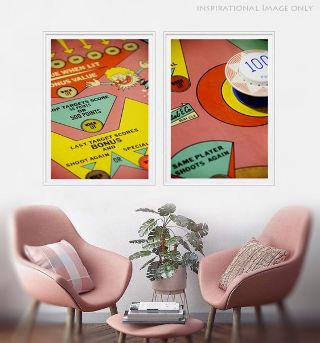 Pin Ball, DIGITAL Download, Printable Art, Retro Art Prints, Pop Art ...