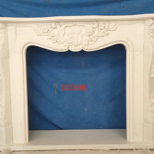 Marble French Style Fireplace Mantel