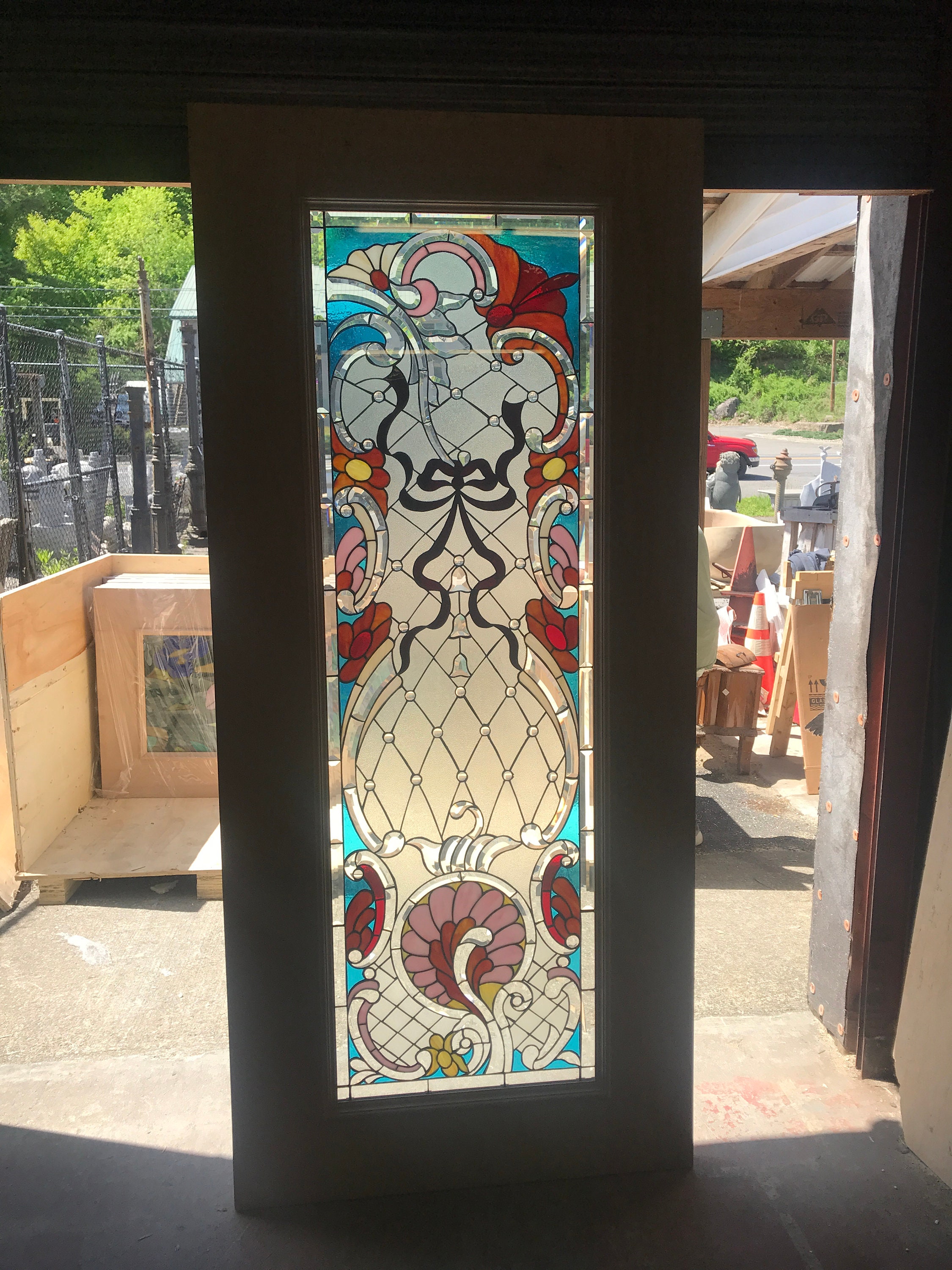 Beautiful Stained Glass Door Etsy