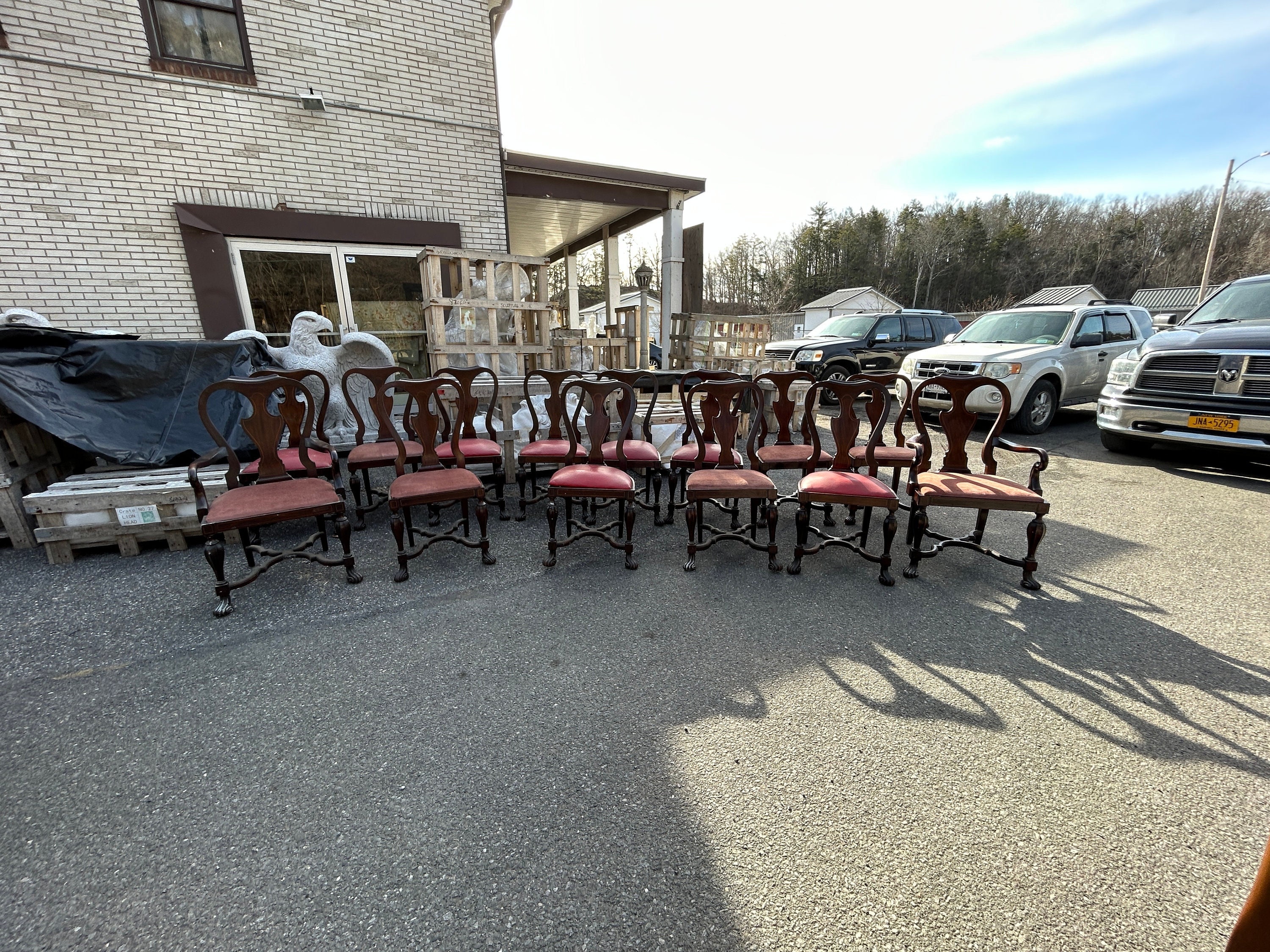 14 Antique Rosewood Dining Room Chairs Etsy