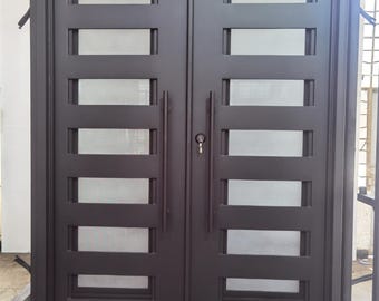 Bespoke Iron Designer Entry Door - ID63