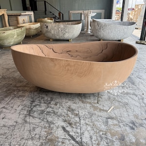 Wood Grain Stone Exotic Bathtub