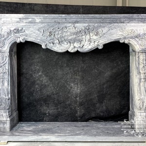 Victorian Style Marble French Style Fireplace Mantel TF436-77-2 image 1