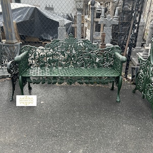 Victorian Style Cast Iron Garden Bench