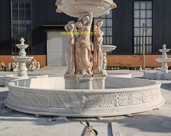 Marble Figurative Estate 4 Grace Fountain