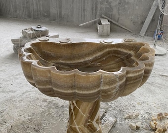 Onyx Decorative Pedestal Sink