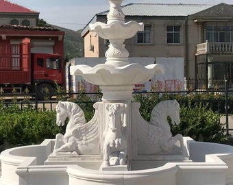 Marble Horse Fountain