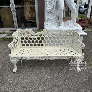 Victorian Style Cast Iron Garden Bench - R742
