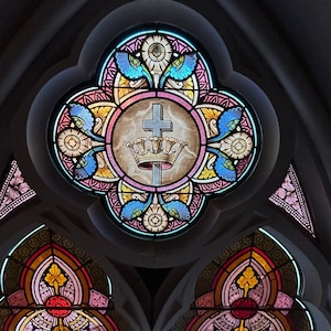 Antique Stained Glass Window