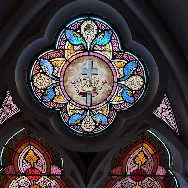 Antique Stained Glass Window Etsy