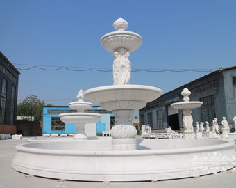 Figurative Marble Estate Fountain