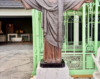 Bronze Christ the Redeemer Religious Church Statue - JX6B