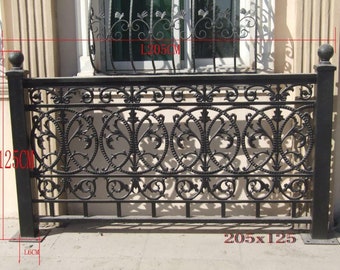 Cast Iron Gothic Fence Panels