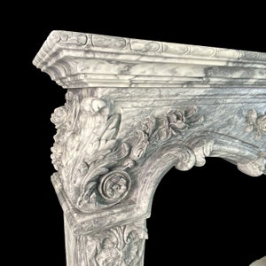 Victorian Style Marble French Style Fireplace Mantel TF436-77-2 image 3
