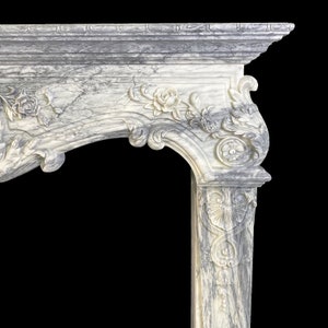 Victorian Style Marble French Style Fireplace Mantel TF436-77-2 image 6