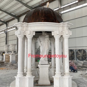 Marble Gazebo with Joseph Statue