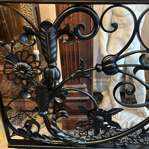 Incredible Wrought Iron Fence Railing Panel - Etsy