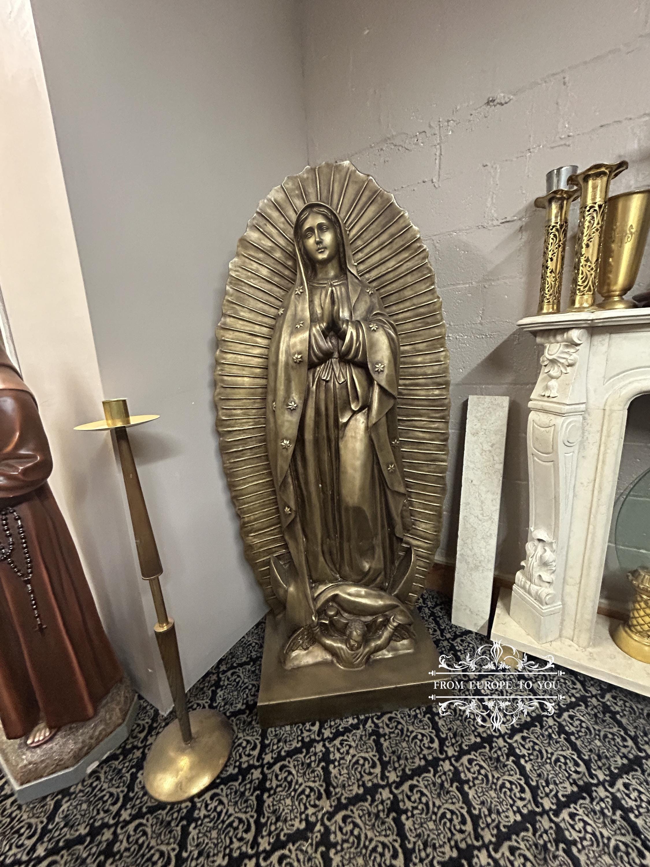 Bronze 6' Tall Our Lady of Guadalupe Church Statue - JXG-72 - Etsy