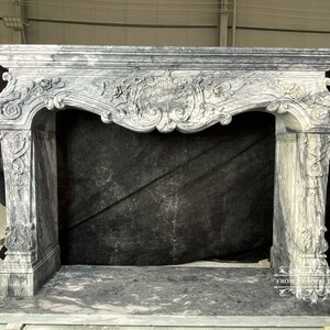 Victorian Style Marble French Style Fireplace Mantel TF436-77-2 image 4